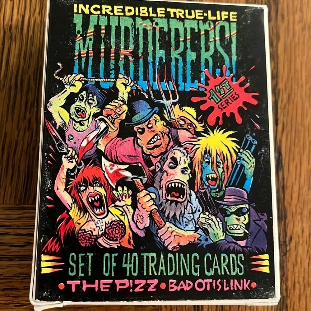The Incredible True Life Murders trading cards